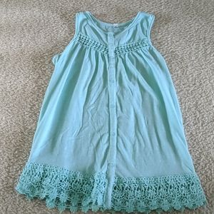 Cute mint green tank top
